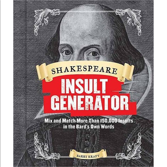 ⭐️4/$20 Shakespeare INSULT GENERATOR book - Picture 1 of 5